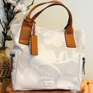 SALE 🙀FOSSIL WHITE HANDBAG ZB6795! 👜 😍